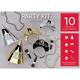 Kit for 10 - Black, Silver, & Gold Cheers New Year's Eve Party Kit, 30pc
