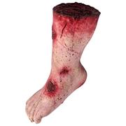 Bloody Left Foot Latex Decoration, 15.5in