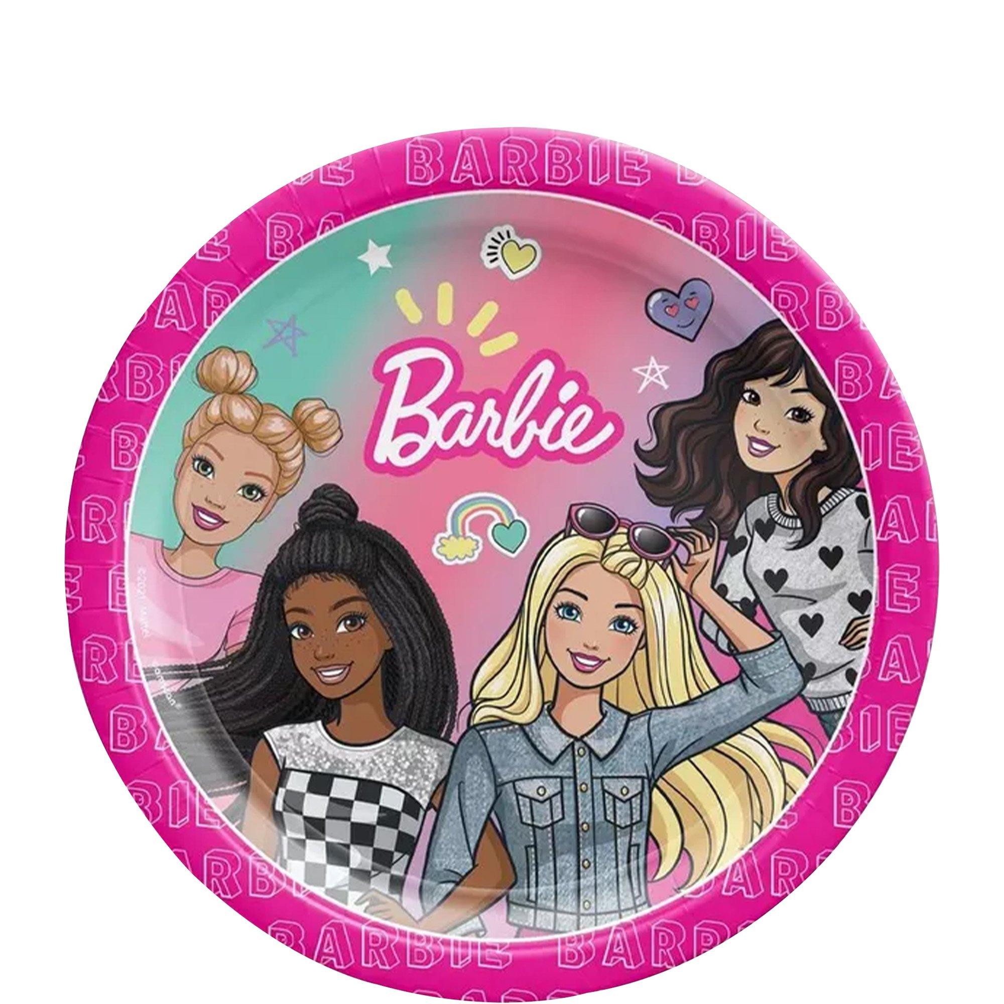 Barbie 2025 party plates