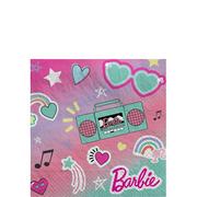 Barbie Dream Together Paper Beverage Napkins, 5in, 16ct
