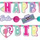 Barbie Dream Together Birthday Cardstock Banners, 5.75ft, 2ct