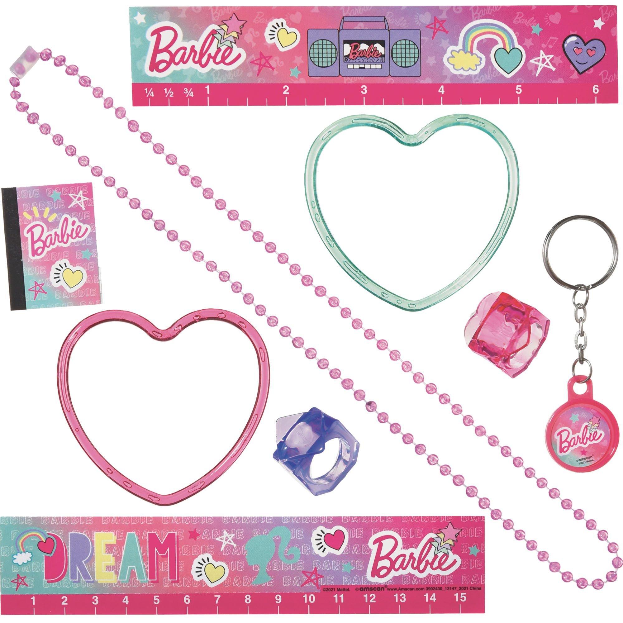  Barbie Crystal Heart Necklace & Bracelet Set : Toys & Games