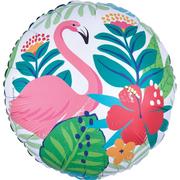 Tropical Flamingo Foil Balloon Bouquet, 7pc
