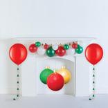 DIY Air-Filled Balloon Ornament Christmas Mantel Decorating Kit