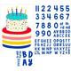 Customizable Birthday Cake Corrugated Plastic Yard Sign, 36in x 51in