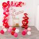 Air-Filled Pink, Red & White Valentine's Day Balloon Garland Kit