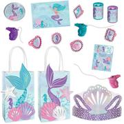 Shimmering Mermaids Birthday Party Favor Kit for 8 Guests