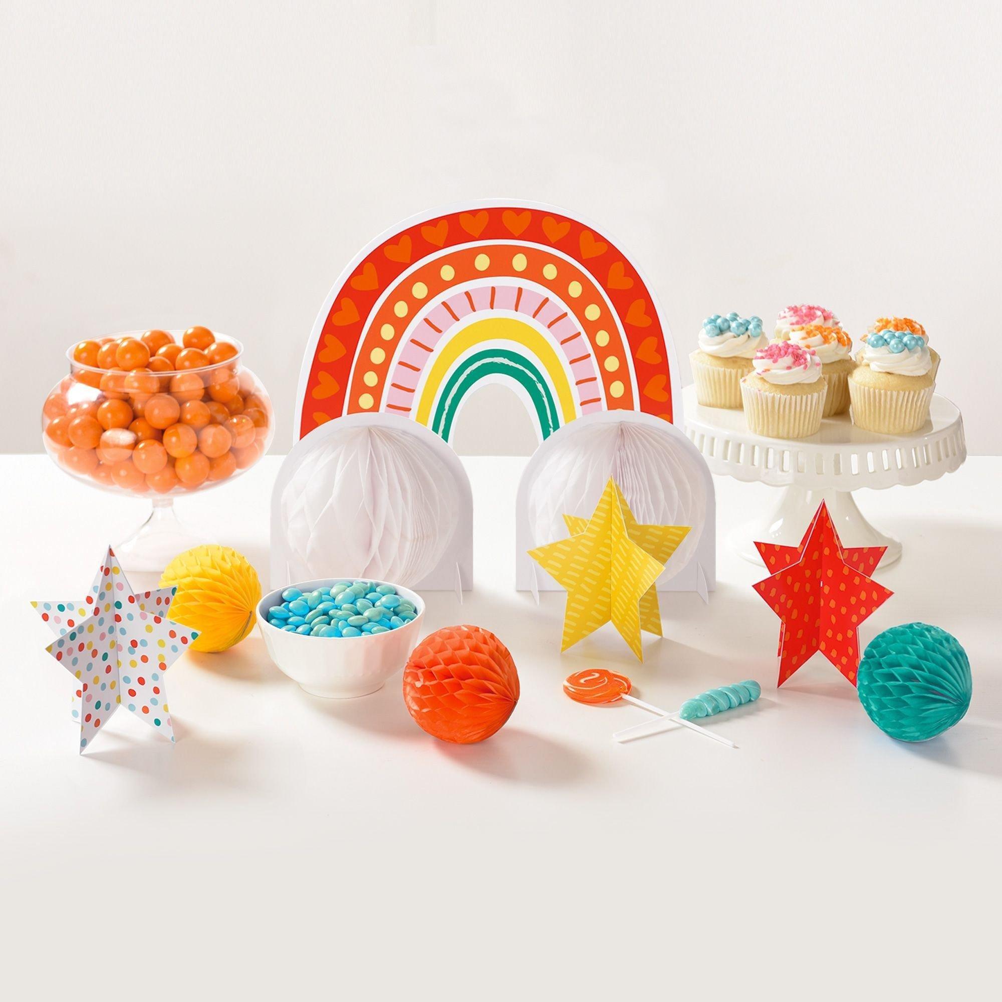 Compare prices for Retro Rainbow 2006 Birthday Decorations Party across all  European  stores