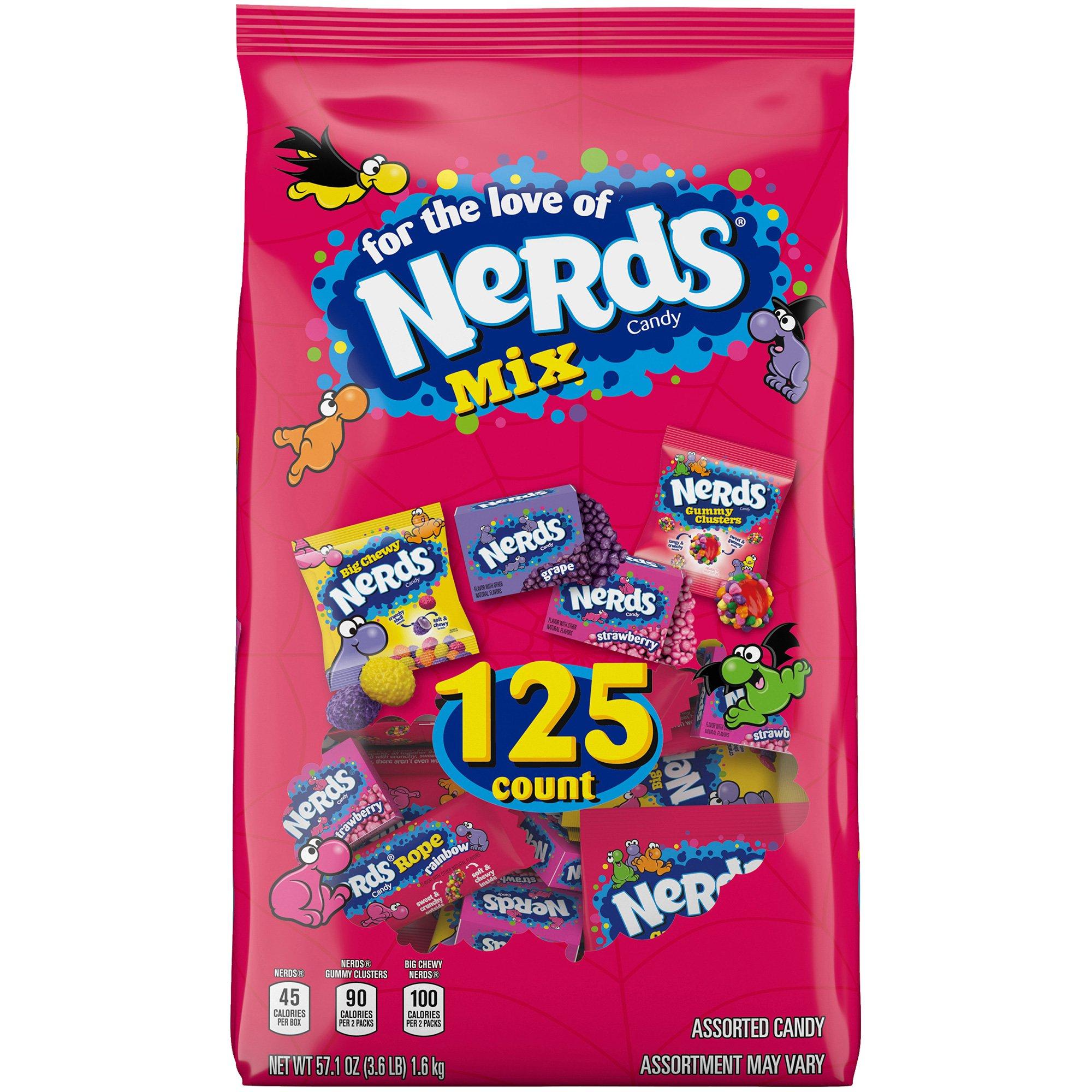 Nerds Mix Fun Size Variety Bag 571oz 125pc Party City