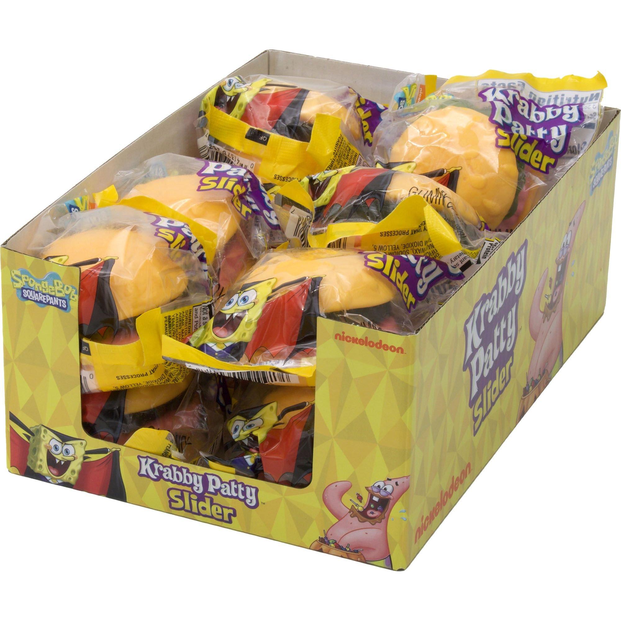 Halloween Slider Krabby Patty, 3.18oz - SpongeBob SquarePants Gummy Candy