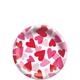Heart Party Paper Dessert Plates, 6.75in, 20ct