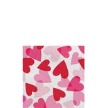 Heart Party Paper Beverage Napkins, 5in, 40ct