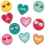 Valentine's Day Hearts & Smileys Erasers, 100ct