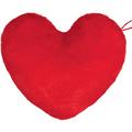 Red Plush Heart Valentine's Day Weighted Pillow, 11in
