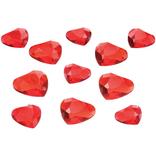 Red Heart Gem Plastic Table Scatter, 0.7in - 0.9in, 24ct