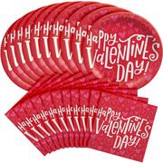 Love Note Valentine's Day Tableware Combo Pack for 30