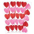 Pink & Red Valentine's Day Hearts Foil Sticker Sheets, 6ct