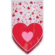 Valentine's Day Hearts Cellophane Treat Bags, 20ct