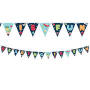 Reading Is Fun Paper Pennant Banner, 12ft - National Read Across America Day