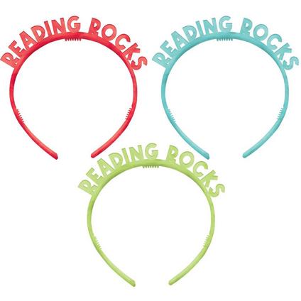 Reading Rocks Headbands, 6ct - National Read Across America Day