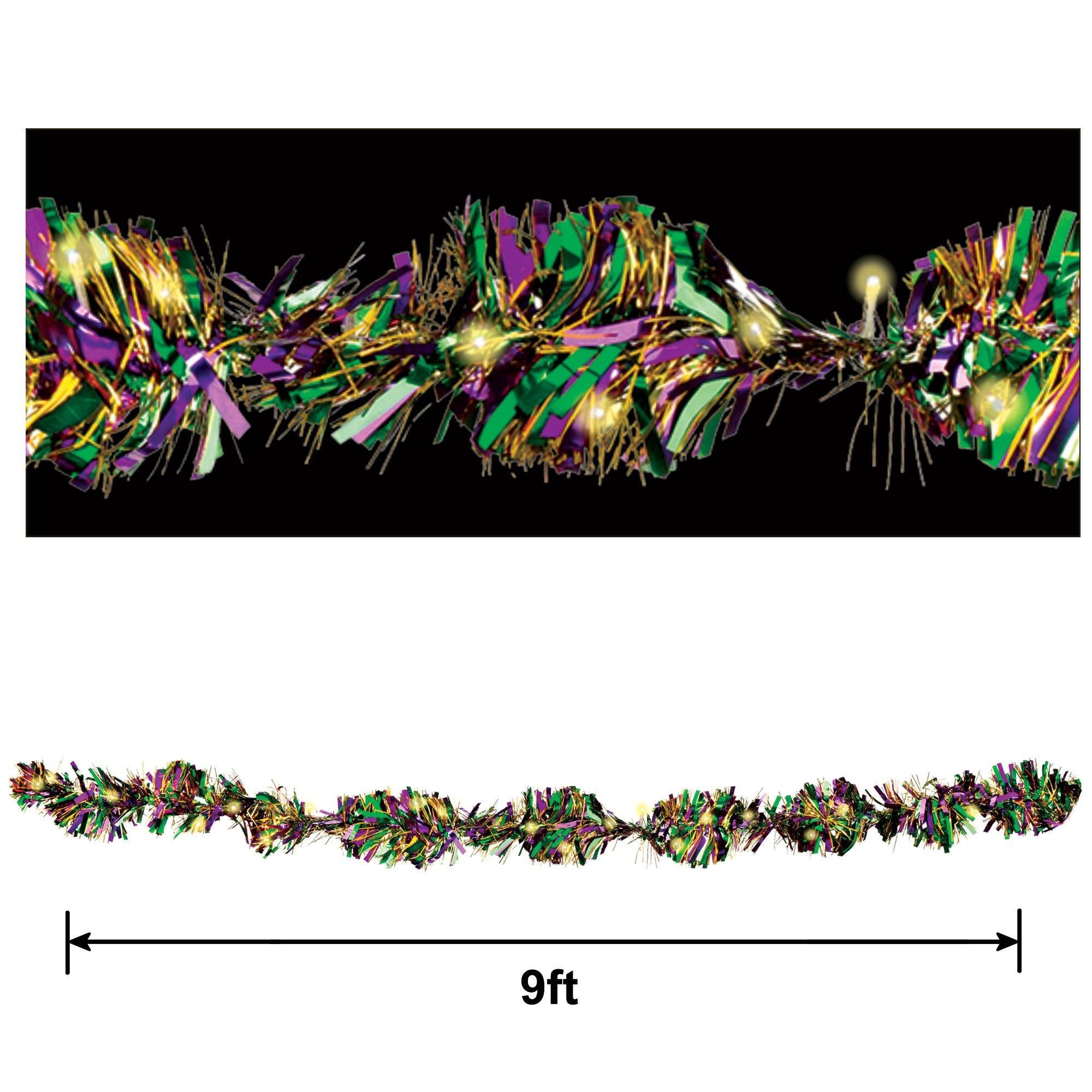 Dress Your Party with Mardi Gras Boa Garland