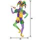 Mardi Gras Jester Jointed Cutout, 3ft x 6ft