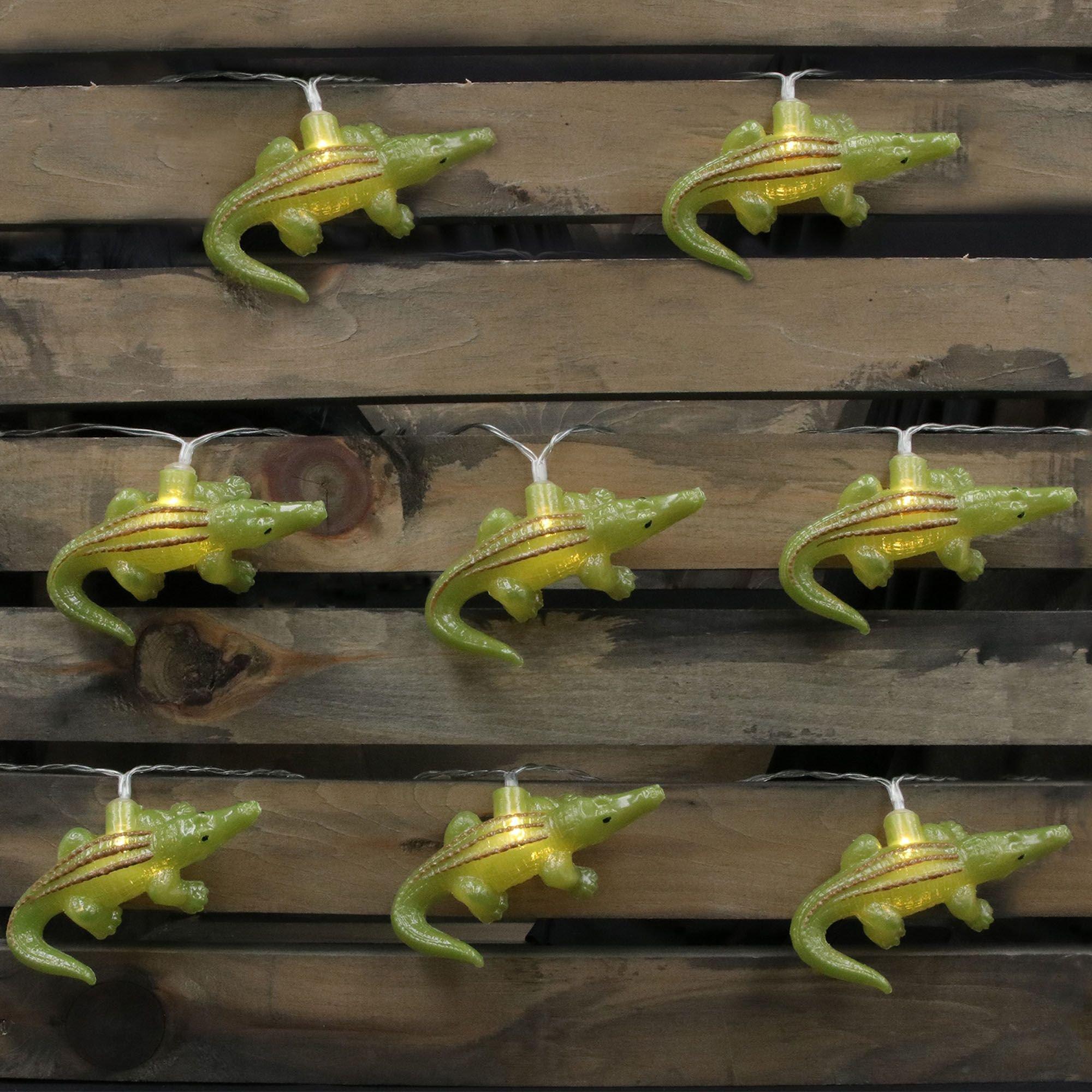 Mardi Gras Alligator LED String Lights, 3.5ft Party City