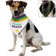 Dog Mardi Gras Bark for Beads Reversible Bandana