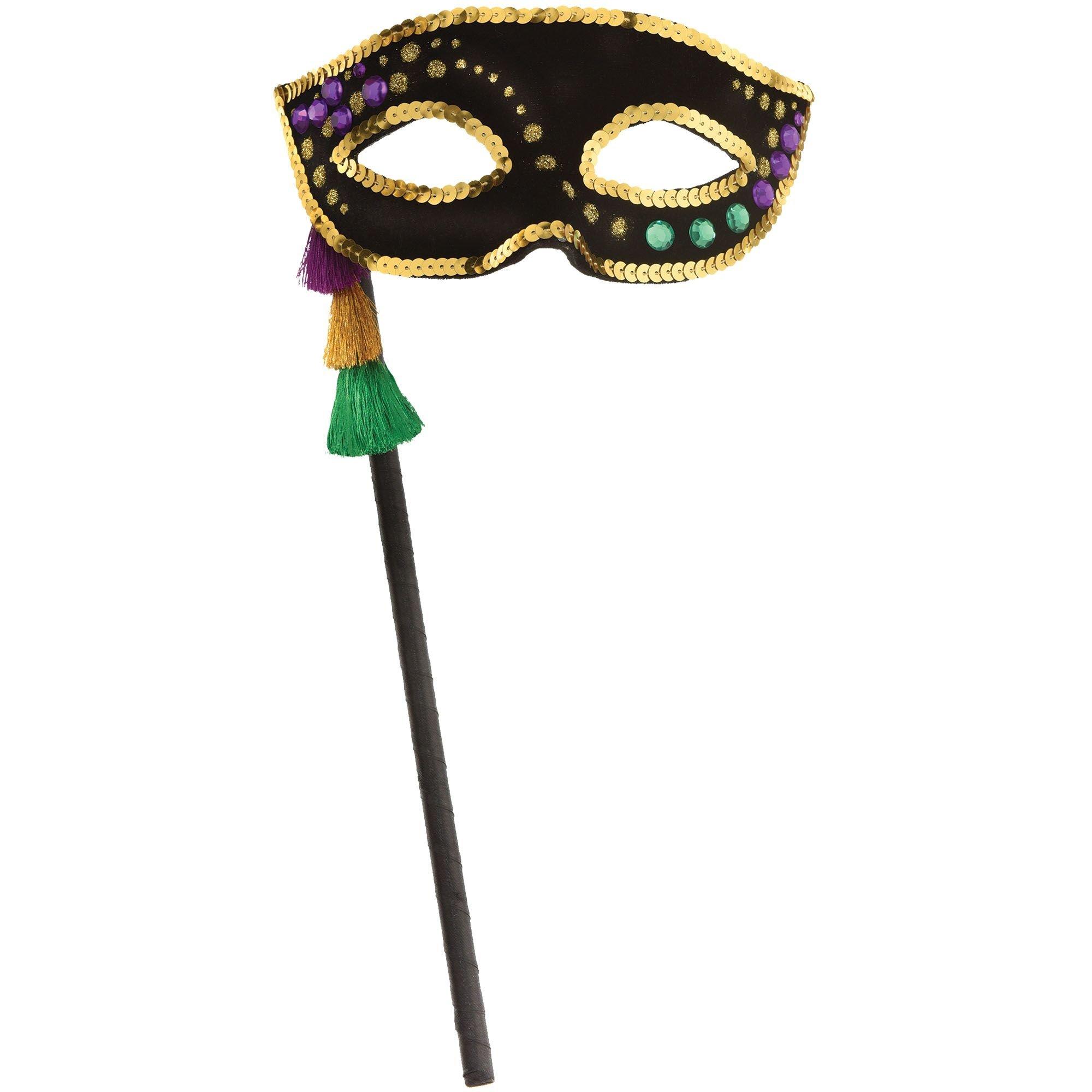 NEW Mardi Gras Masquerade Masks on a Stick FREE SHIPPING