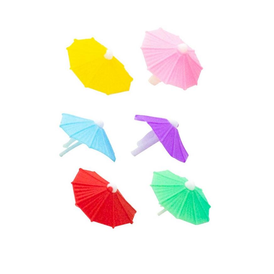 Cocktail - Wine Drink Party Marker Identifier YC° Umbrella Drink Markers Set of 6 Multicolor Pack 