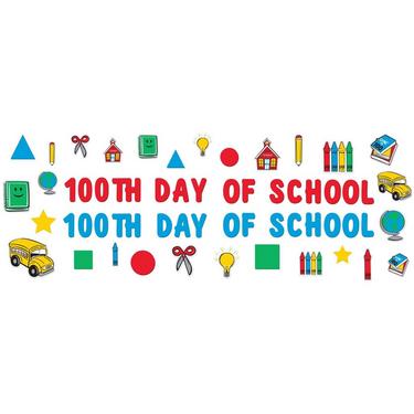 100 Days of School Foam Stickers, 150ct