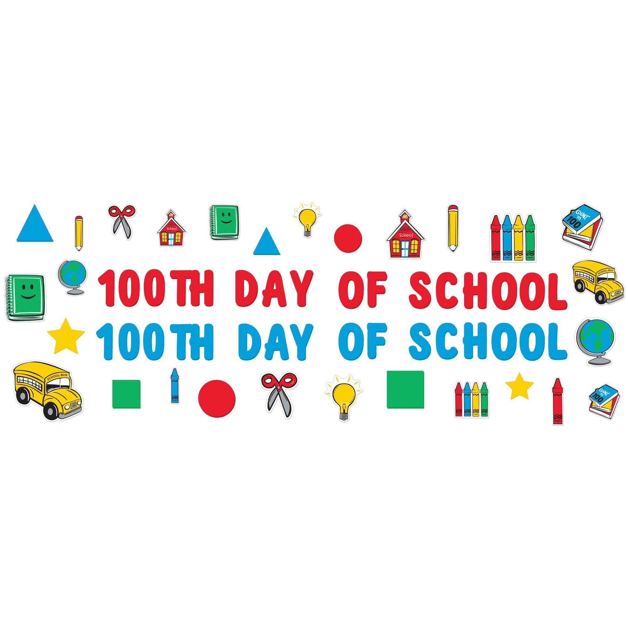 100 Days of School Foam Stickers, 150ct