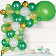 Air-Filled Emerald Isle St. Patrick's Day Foil & Latex Balloon Garland Kit