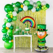 AirLoonz Lucky Leprechaun St. Patrick's Day Foil Balloon, 46in
