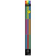 Tri-Color Glow Sticks with Connectors, 22in, 6ct - SuperGlow™