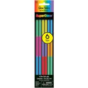 Tri-Color Glow Sticks with Connectors, 8in, 6ct - SuperGlow™