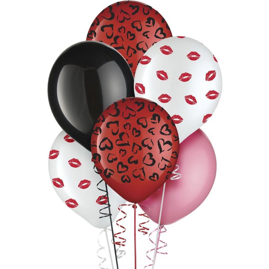 15ct, 12in, Anti-Valentine's Day Latex Balloons