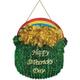 Prismatic Rainbow Pot of Gold St. Patrick's Day Tinsel Decoration, 14.5in x 16in