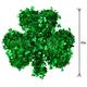 Deluxe 3D Shamrock Tinsel Decoration, 17in x 17in