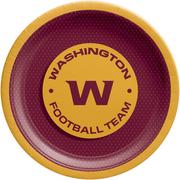 Washington Football Team Paper Lunch Plates, 9in, 18ct - NFL