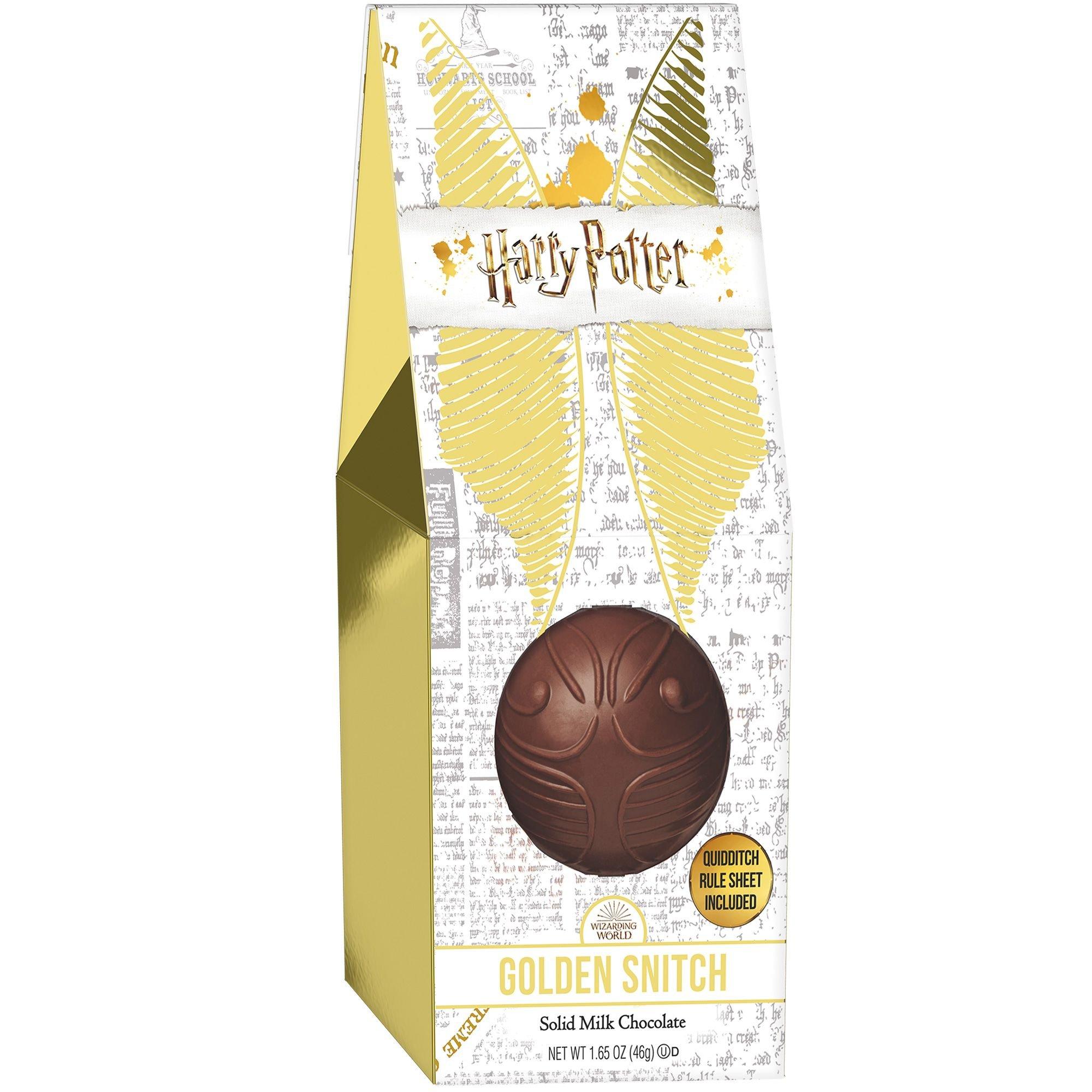 Harry Potter Solid Milk Chocolate Golden Snitch, 1.65oz Jelly Belly