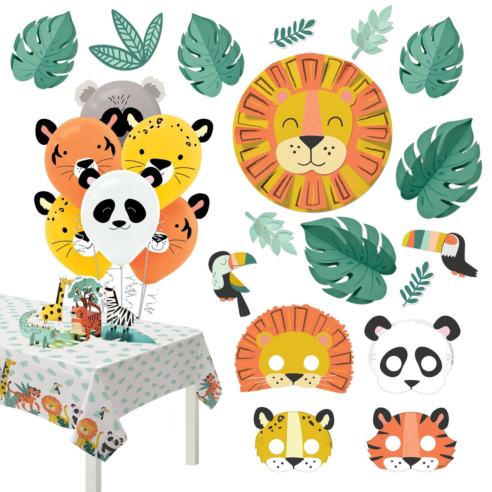 Get Wild Jungle Room Decorating Kit Party City