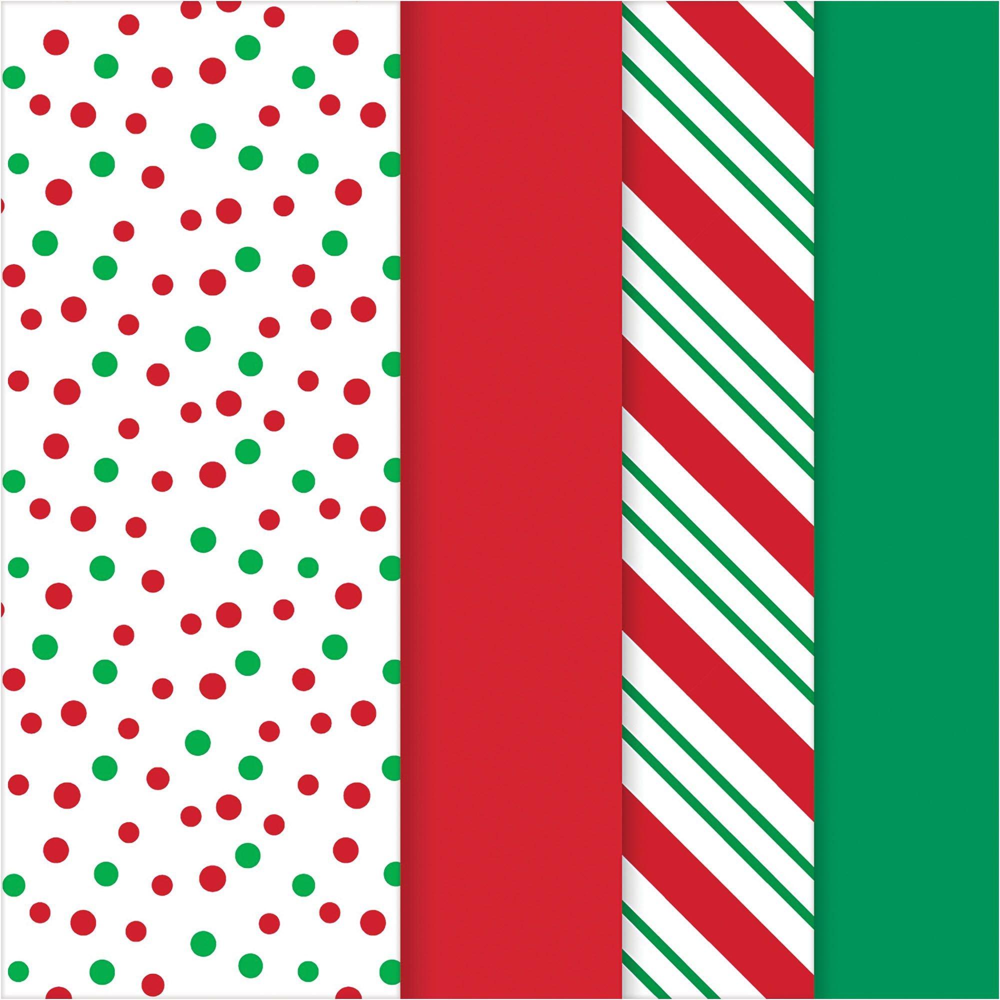 Christmas Tissue Paper Xmas Red White Green Gold Solid - Temu United Arab  Emirates