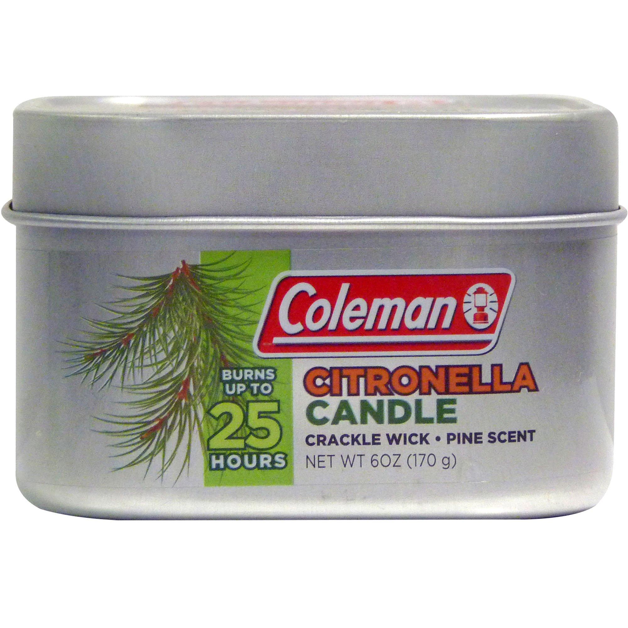 Coleman Pine Scent Citronella Tin Candle Party City
