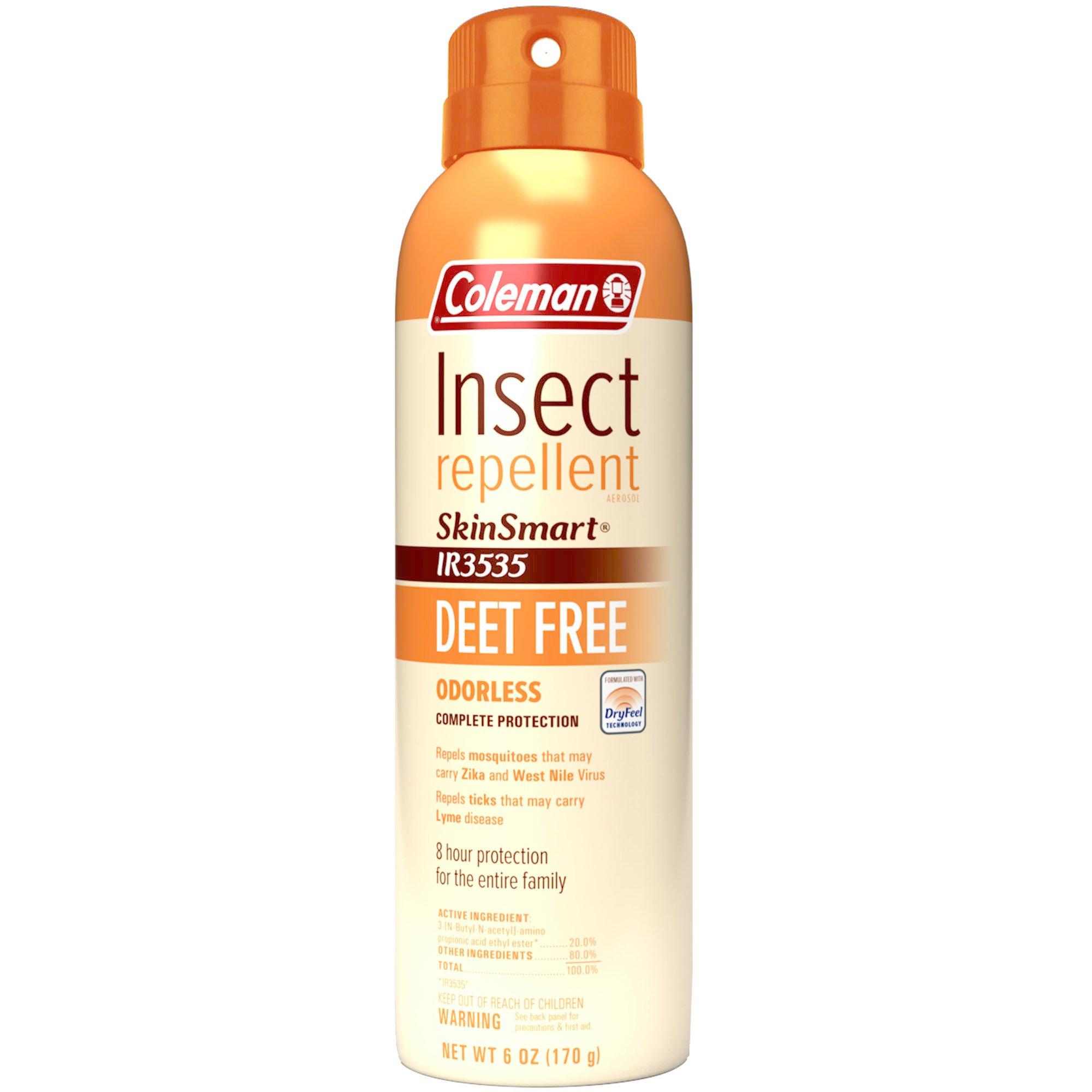 Coleman SkinSmart DEETFree Insect Repellent Aerosol, 6oz Party City
