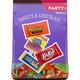 Sweets & Chocolate Snack Size Assortment, Party Pack, 34.19oz - Jolly Rancher, Kit Kat & Reese's