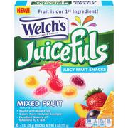 Welch's Mixed Fruit Juicefuls Fruit Snack Pouches, 6oz, 6pc