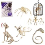 Animal Skeletons Halloween Outdoor Decorating Kit