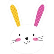 Easter Bunny Cardstock Cutout, 6in x 8.3in