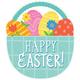 Happy Easter Basket Cardstock Cutout, 8.9in x 11in